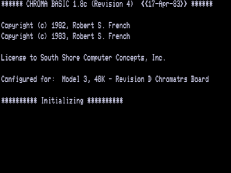 Screen shot